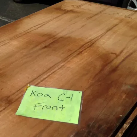 Koa (3/4") 2-sided Veneer Plywood #C-1