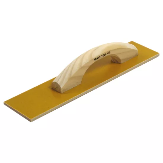 Kraft 16"x3-1/2" Se Laminated Canvas-Resin Hand Float with Wood Handle