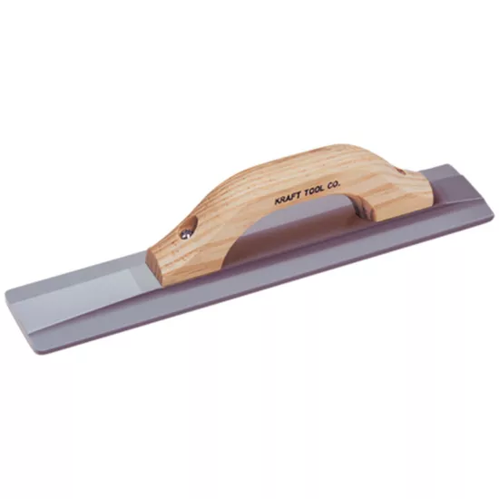 Kraft 16"x3-1/4" Se Magnesium Hand Float with High Lift Wood Handle