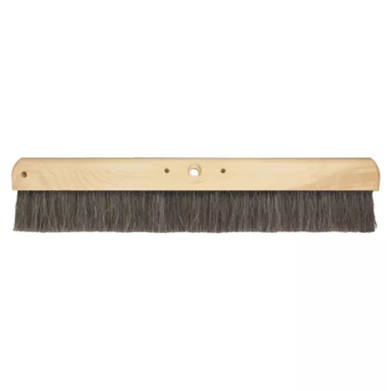 Kraft 36" Wood Concrete Finish Broom with Horsehair Bristles without Handle