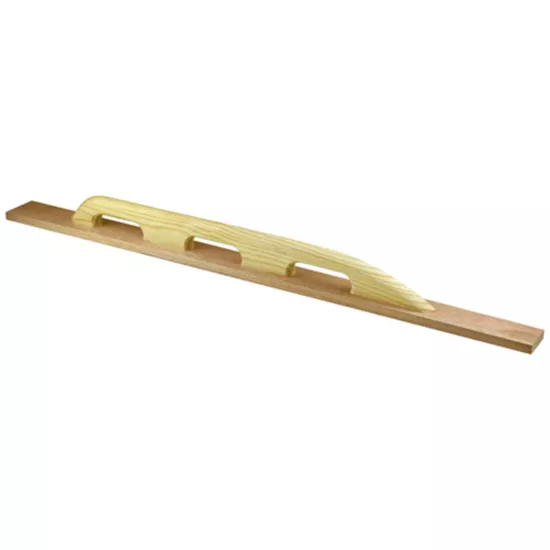 Kraft 45" Tapered Mahogany Darby with 3-Hole Grip Handle