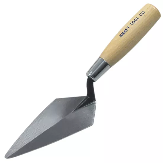 Kraft 6"x2-3/4" Pointing Trowel with Wood Handle