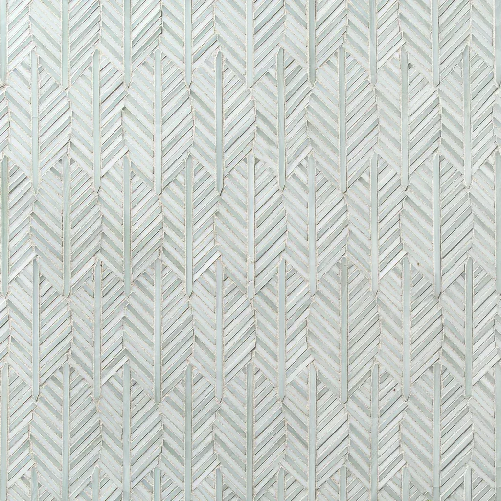Leaf Be Bop White Mosaic
