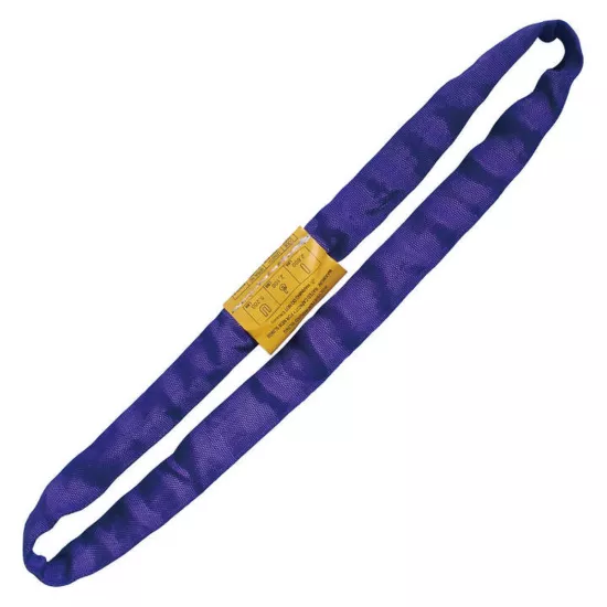 Liftex Endless Roundsling - Purple, 4' (Vertical: 2,600 lbs / Choker: 2,100 lbs / Basket: 5,200 lbs)