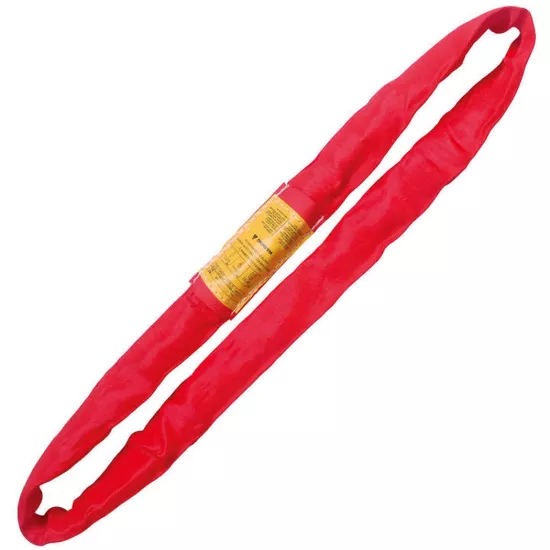 Liftex Endless Roundsling - Red, 12' (Vertical: 13,200 lbs / Choker: 10,600 lbs / Basket: 26,400 lbs