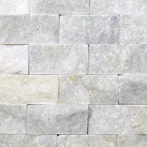 Lusso Carrara 07x10x07 Split-Face Marble Corner