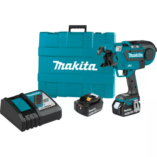Makita 18V LXT Brushless Rebar Tying Tool Kit w/5.0Ah Battery