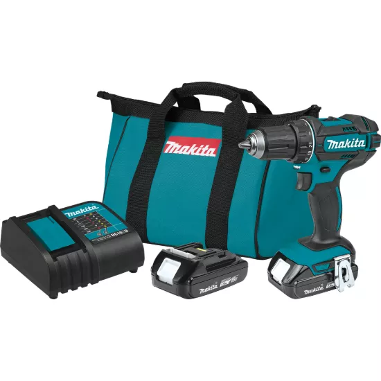 Makita 18V LXT Compact 1/2" Driver-Drill Kit w/1.5Ah Battery