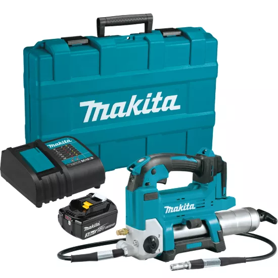 Makita 18V LXT Grease Gun Kit w/1 x 3.0Ah Battery