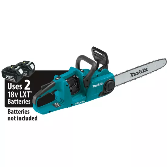 Makita 36V (18V X2) LXT Brushless 16" Chain Saw - Tool Only