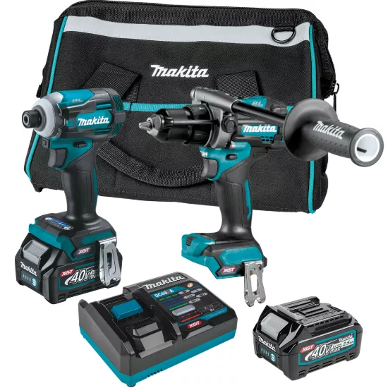 Makita 40V max XGT Brushless 2 Piece Combo Kit w/2.5Ah Battery