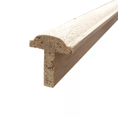 Maple Meranti Door Mushroom Stop Solid 40mm Rebate 2.4m