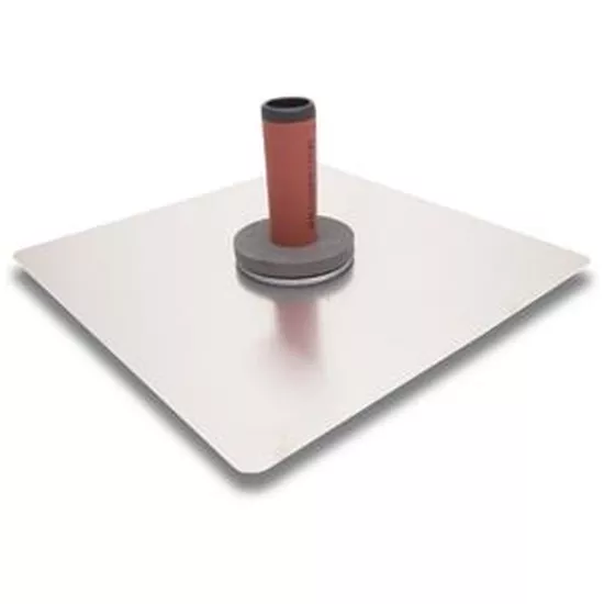 Marshalltown 13 1/2" x 13-1/2" Aluminum Hawk - Durasoft Handle