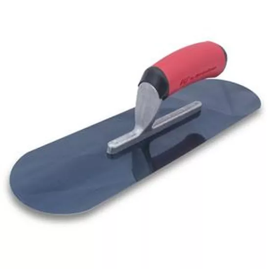 Marshalltown 14" x 4" Blue Steel Pool Trowel-Resilient Handle