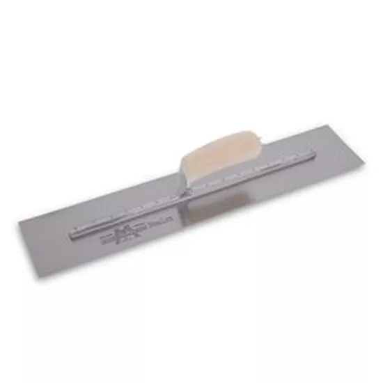Marshalltown 20" x 5" Finishing Trowel - Curved Wood Handle