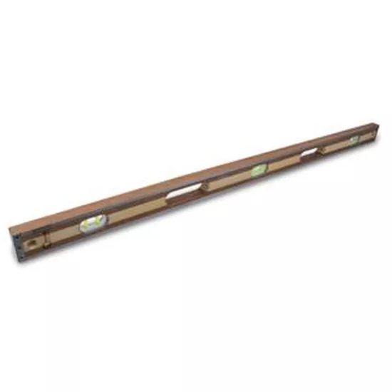 Marshalltown 48" Crick 3 Piece Wood Level - Green Vials
