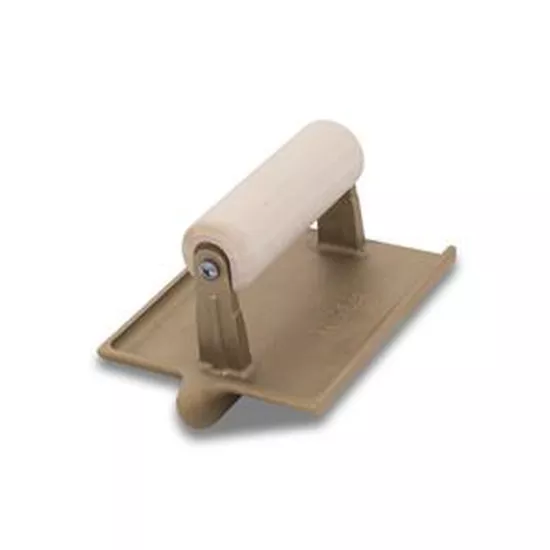 Marshalltown Bronze Groover; 6" x 4-1/2";1/2D, 3/8W, 1/4" Radius - Wood Handle