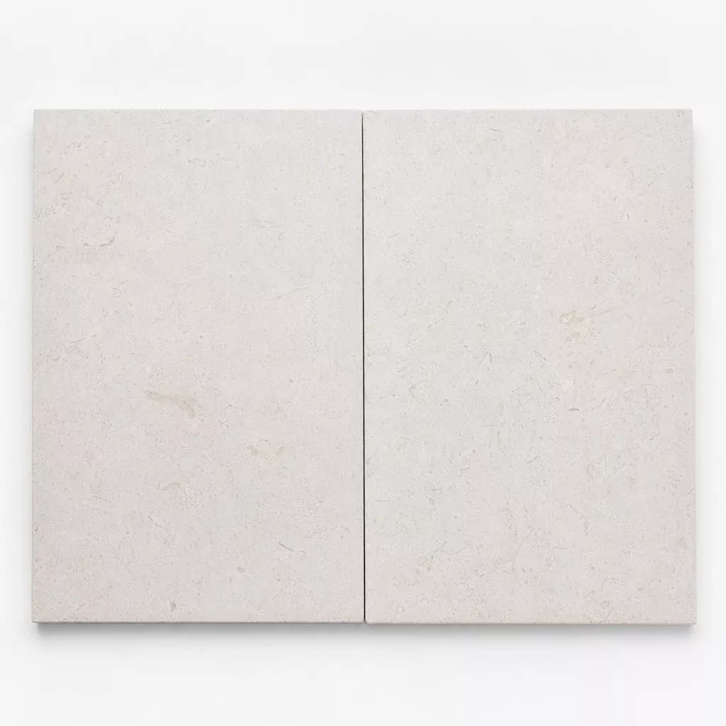 Mayra White 16x24 Eased Edge HUF Travertine Pool Coping