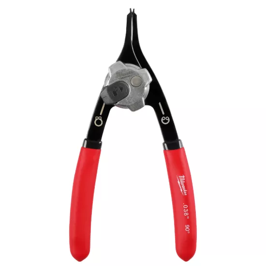 Milwaukee .038" Convertible Snap Ring Pliers - 18°