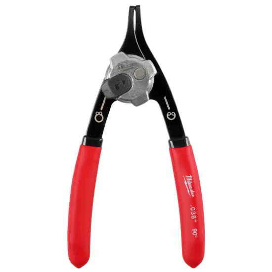 Milwaukee .038" Convertible Snap Ring Pliers - 90°