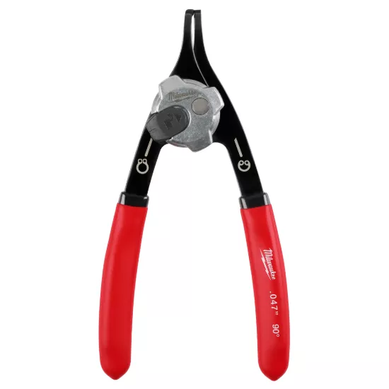 Milwaukee .047" Convertible Snap Ring Pliers - 90°