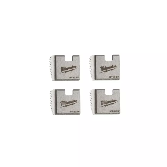 Milwaukee 1-1/4" High Speed NPT Portable Pipe Threading Dies
