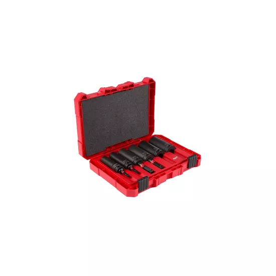 Milwaukee 10 Piece SHOCKWAVE Impact Duty Lineman's 2-in-1 12pt Socket Set