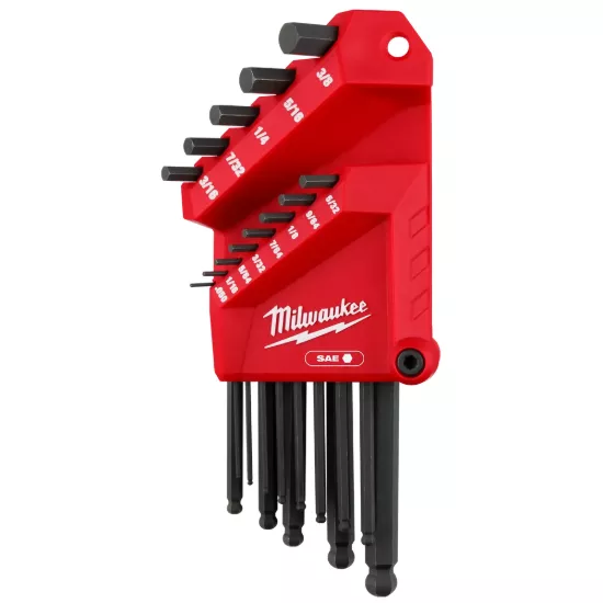 Milwaukee 13-Key Ball End L-Style Hex Key Set