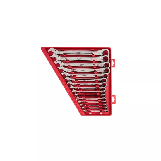Milwaukee 15 Piece Ratcheting Combination Wrench Set