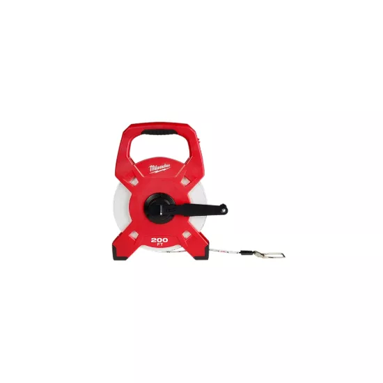 Milwaukee 200' Fiberglass Open Reel Long Tape Measure