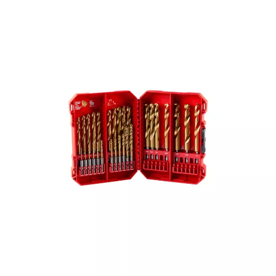 Milwaukee 27/64" SHOCKWAVE Impact Duty RED HELIX Titanium Drill Bit