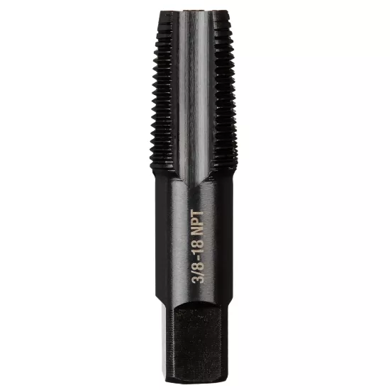 Milwaukee 3/8"-18 NPT Straight Flute Taper Tap