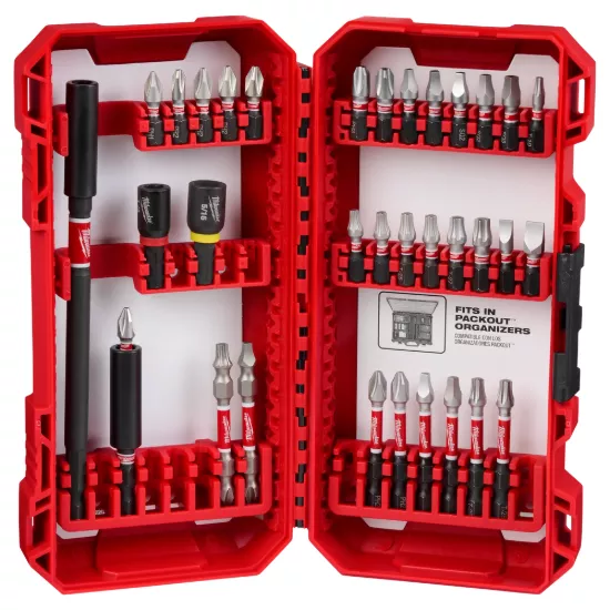 Milwaukee 34 Piece SHOCKWAVE Impact Duty Driver Bit Set