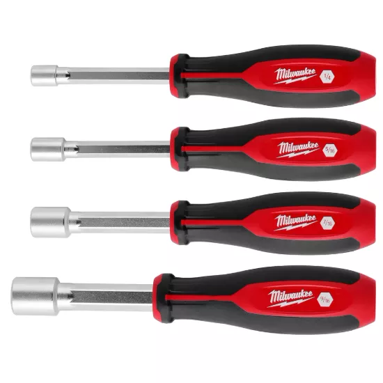 Milwaukee 4 Piece HollowCore Magnetic Nut Driver Set