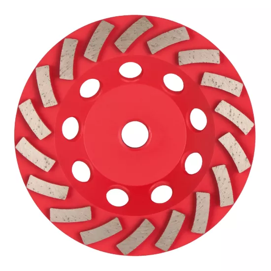 Milwaukee 5" DIAMOND MAX Turbo Diamond Cup Wheel - 18 Segment