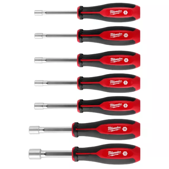 Milwaukee 7 Piece Metric HollowCore Magnetic Nut Driver Set
