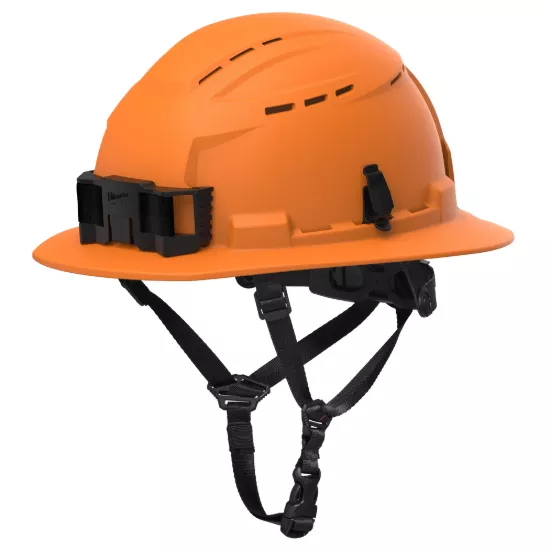 Milwaukee BOLT Orange Custom Color Full Brim Vented Safety Helmet - Type 2, Class C