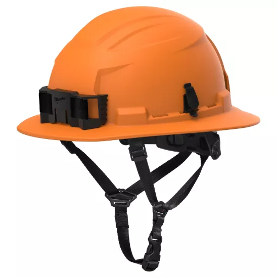 Milwaukee BOLT Orange Full Brim Non-Vented Safety Helmet - Type 2, Class E