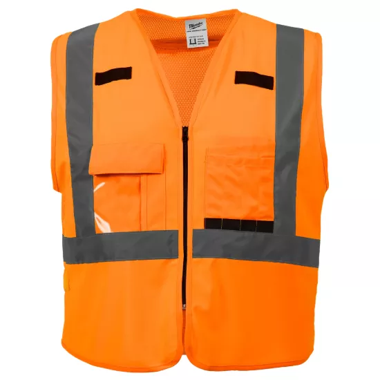 Milwaukee Class 2 Hi-Vis Orange Safety Vest - S/M