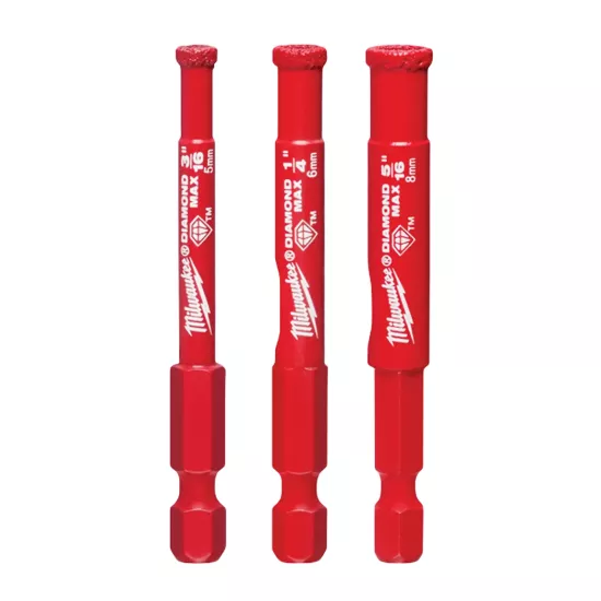 Milwaukee DIAMOND MAX Hole Saw Bit Set - 3 Piece