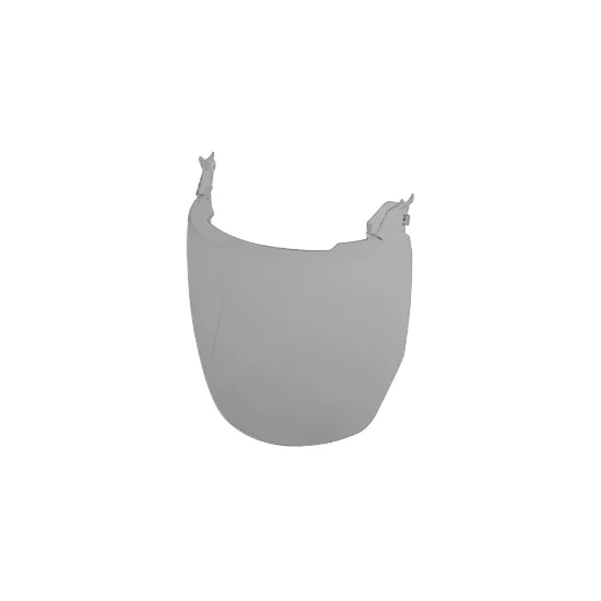 Milwaukee Gray Face Shield Replacement Lenses (No-brim Helmet Only Mount) (10 Pack)