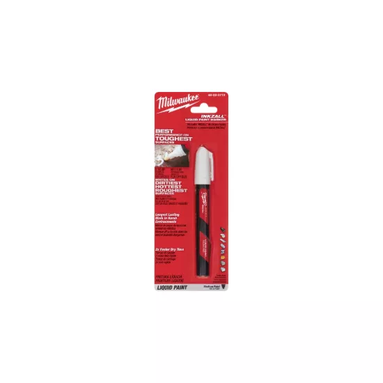 Milwaukee INKZALL White Liquid Paint Marker
