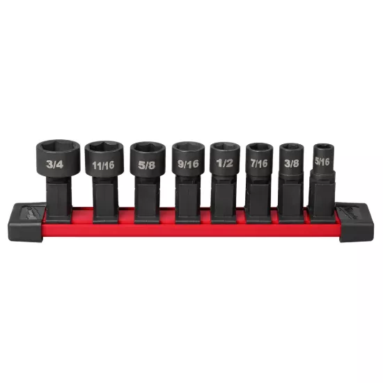 Milwaukee INSIDER Box Ratchet Socket Set 8 Piece