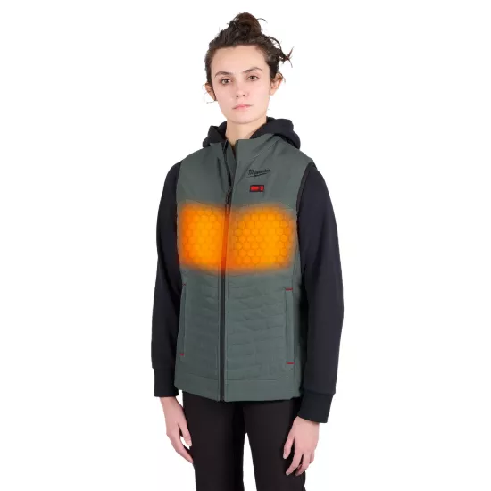Milwaukee M12 Women's Heated AXIS Vest - Green - S Kit