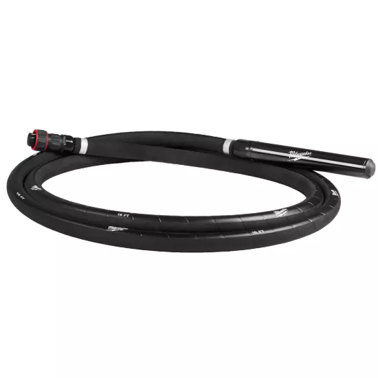 Milwaukee MX FUEL High Cycle Concrete Vibrator 16' Whip with 1.75" Head