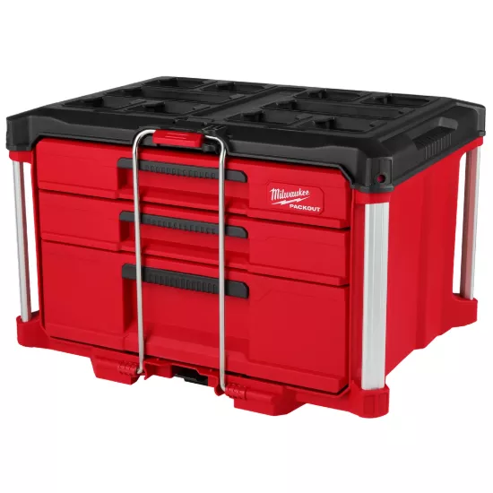 Milwaukee PACKOUT Multi-Depth 3-Drawer Tool Box