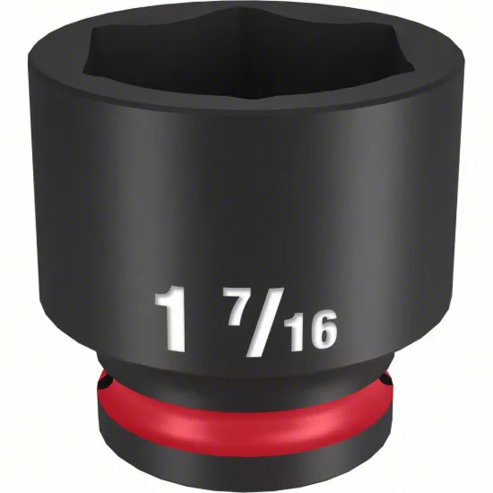 Milwaukee SHOCKWAVE 1/2" Drive 1-7/16" Standard 6 Point Impact Socket