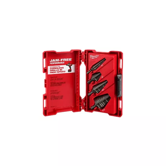 Milwaukee Step Drill Bit Set - 4 Piece