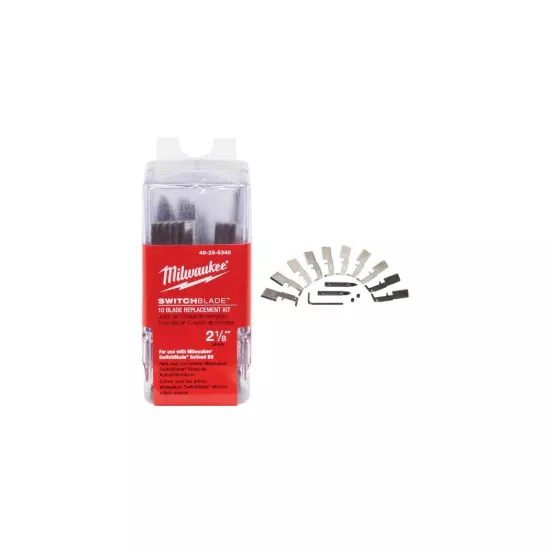 Milwaukee SWITCHBLADE 10 Blade Replacement Kit 2-9/16"