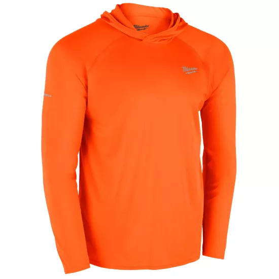 Milwaukee WORKSKIN Hooded Sun Shirt - Orange - S